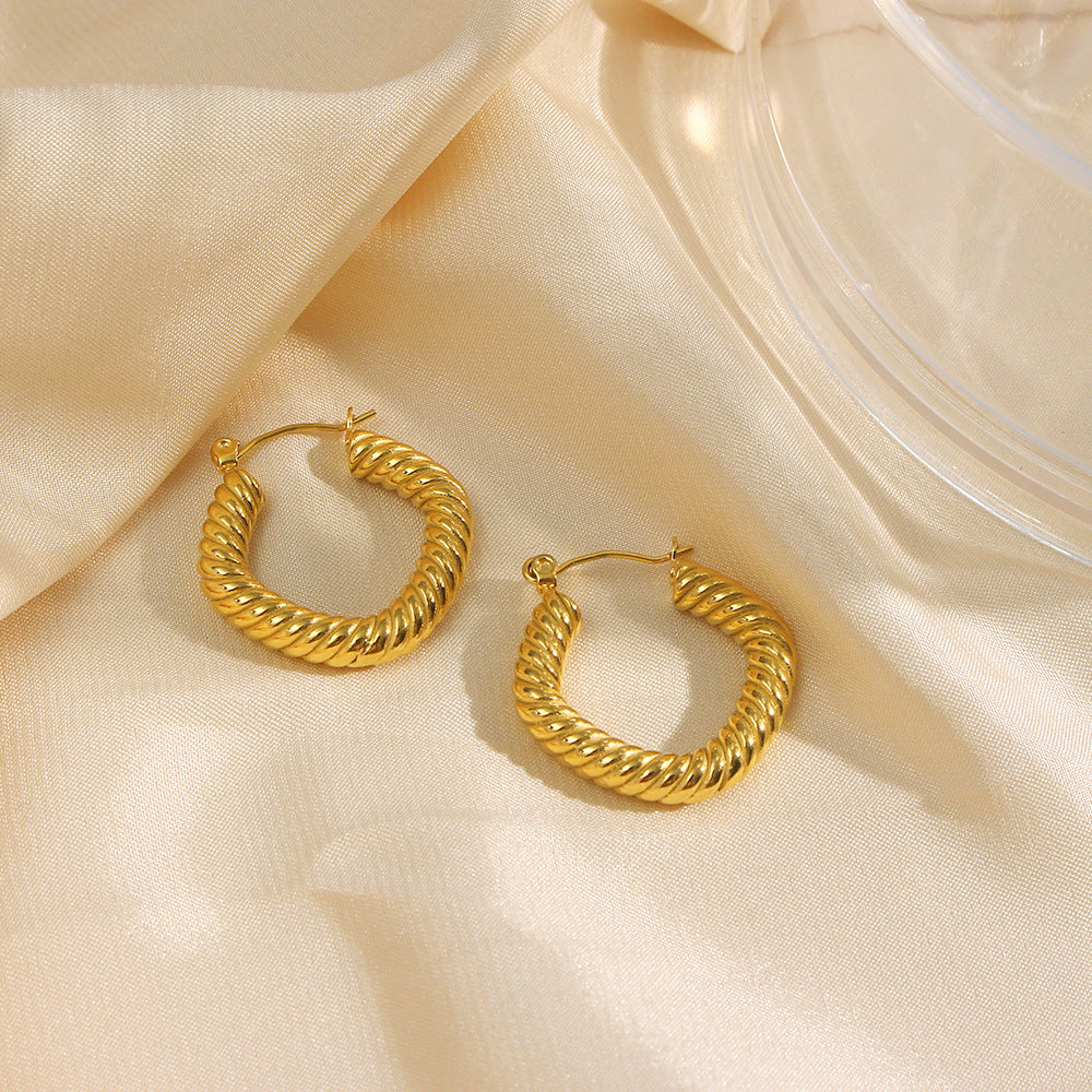 Emani Twist Square Earrings Image