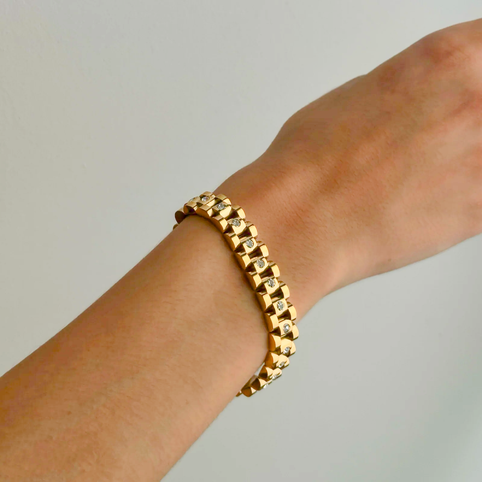 Gold Watchband Bracelet Image