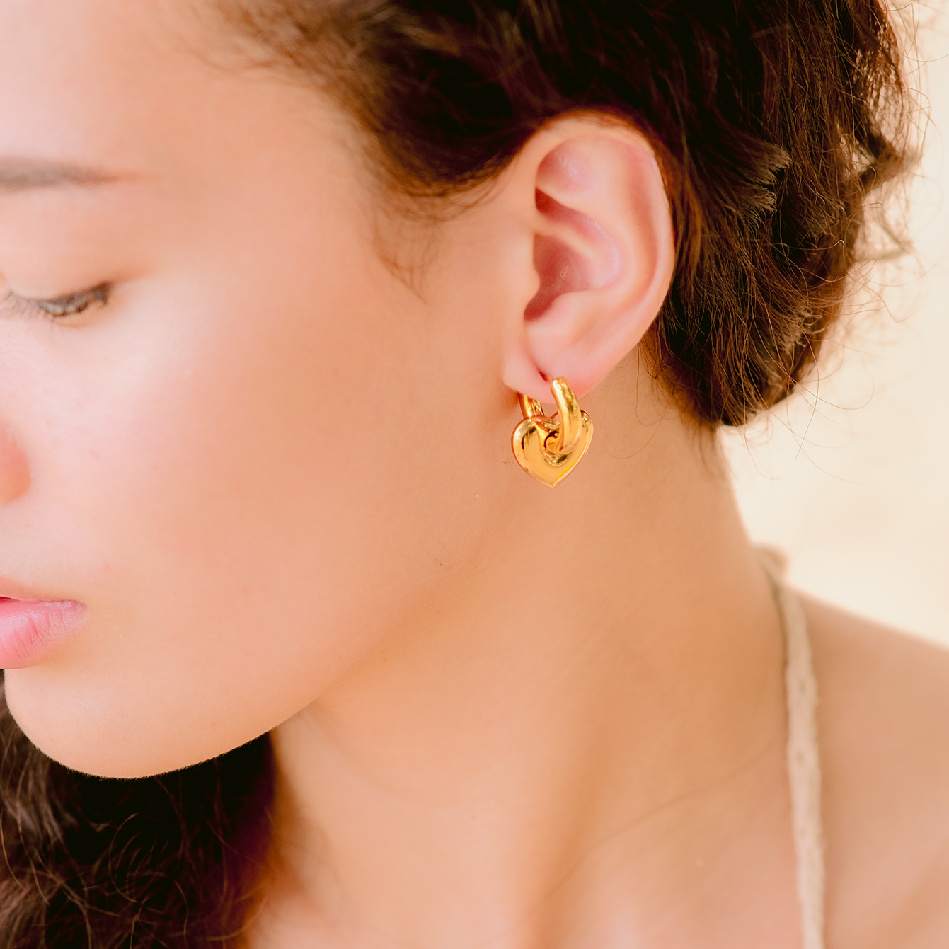 Aria's Arrow Gold Earrings Image