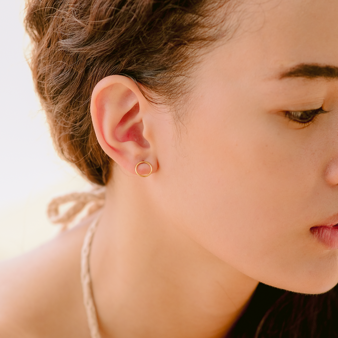 Aureole Gold Earrings Image