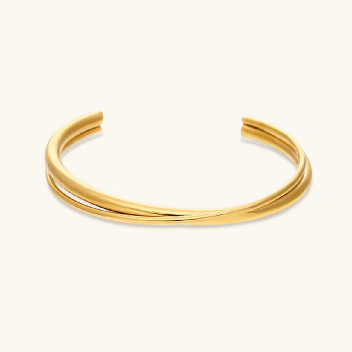 Rianne Layered Gold Bangle Image