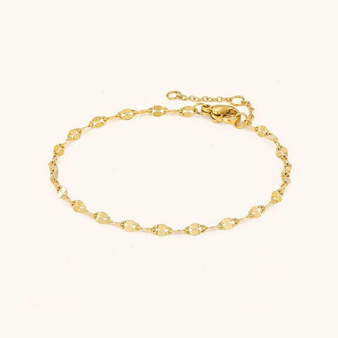 Charlotte Gold Chain Anklet Image