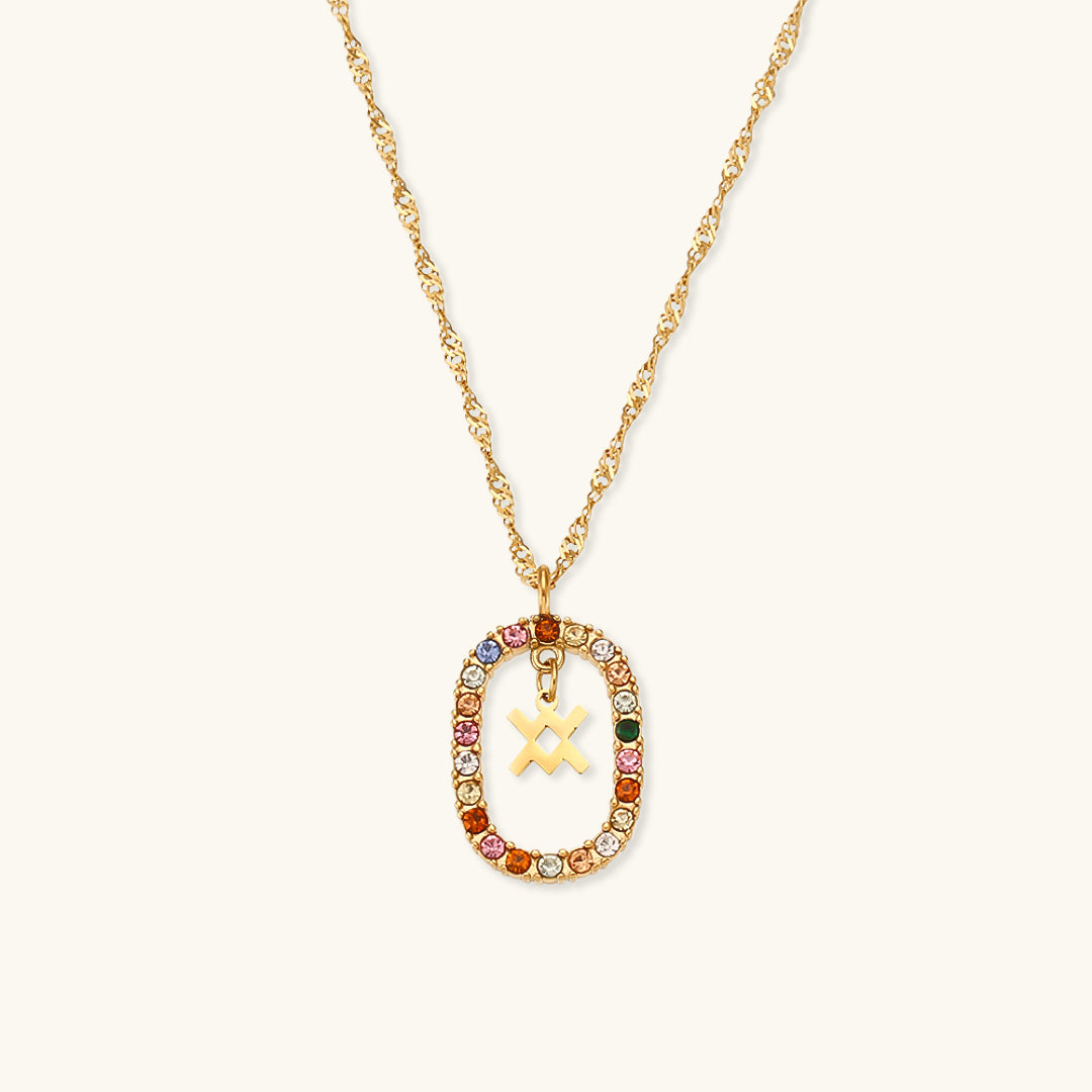 Colette Zodiac Gemstone Necklace Image