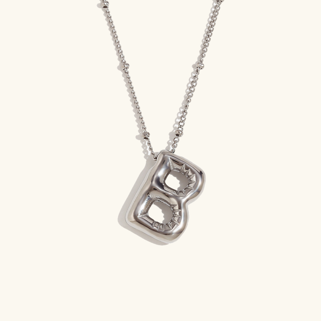 Balloon Gold Initial Necklace Image