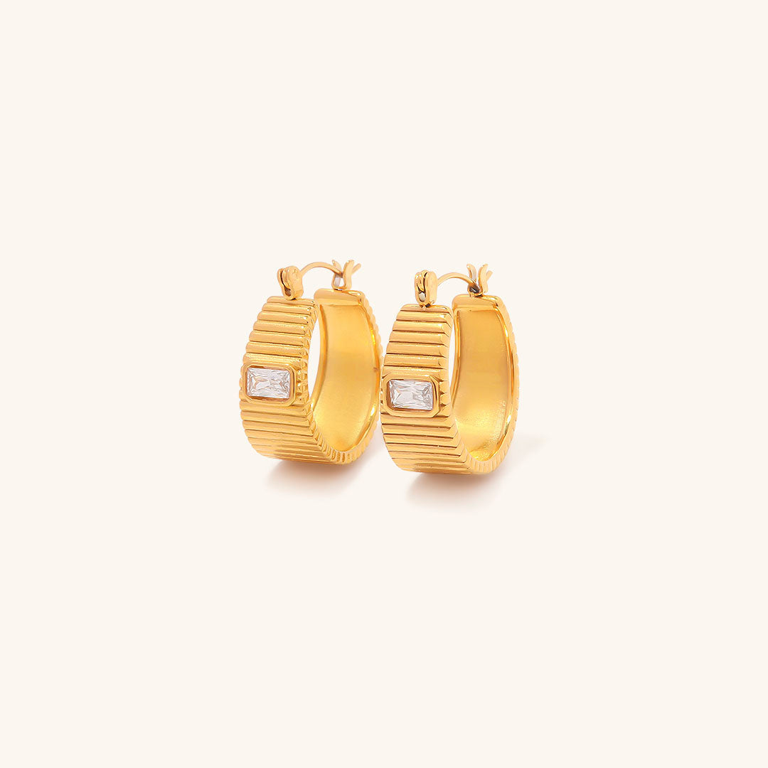 Carole Gold Hoop Earrings Image