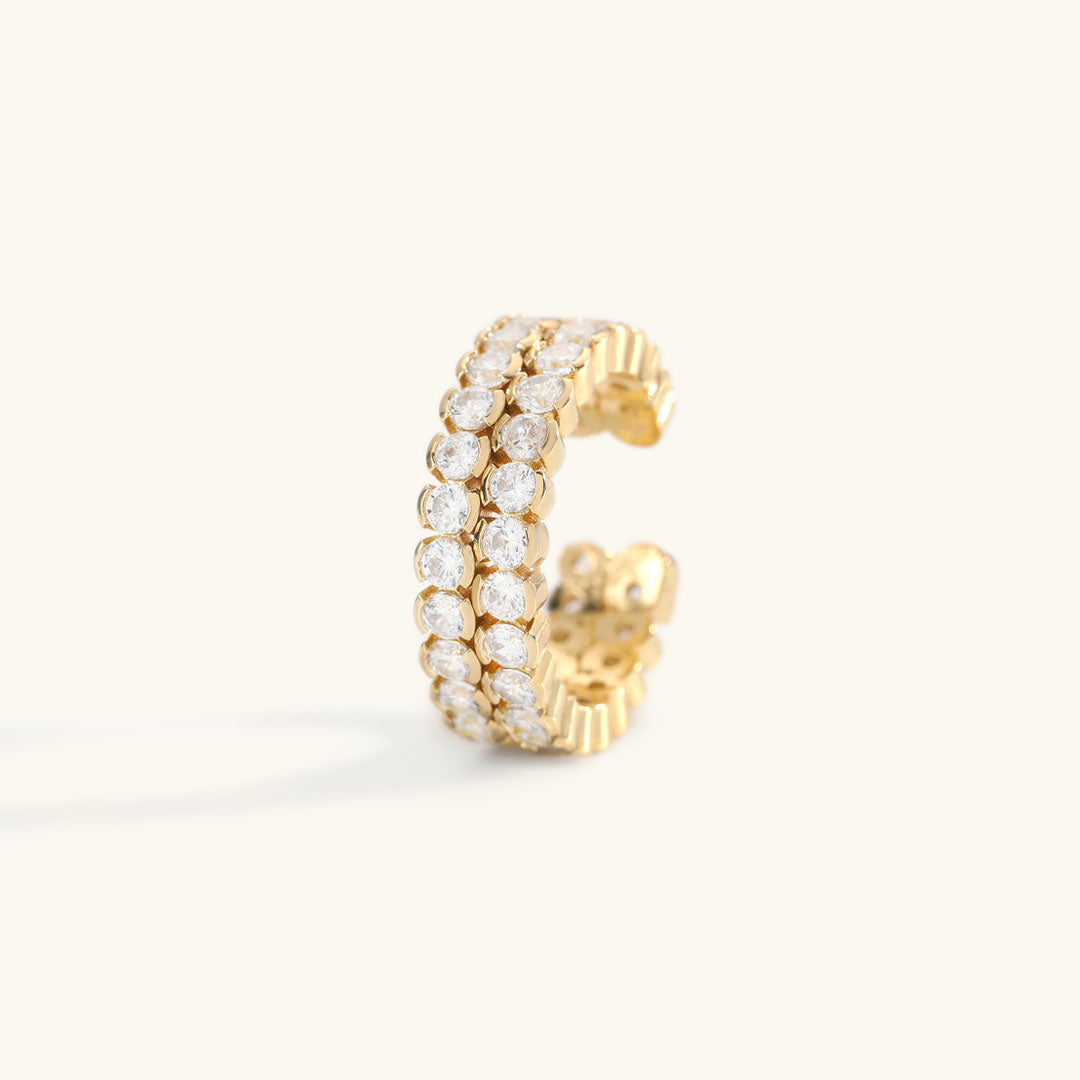 Cassandra Studded Gold Ring Image