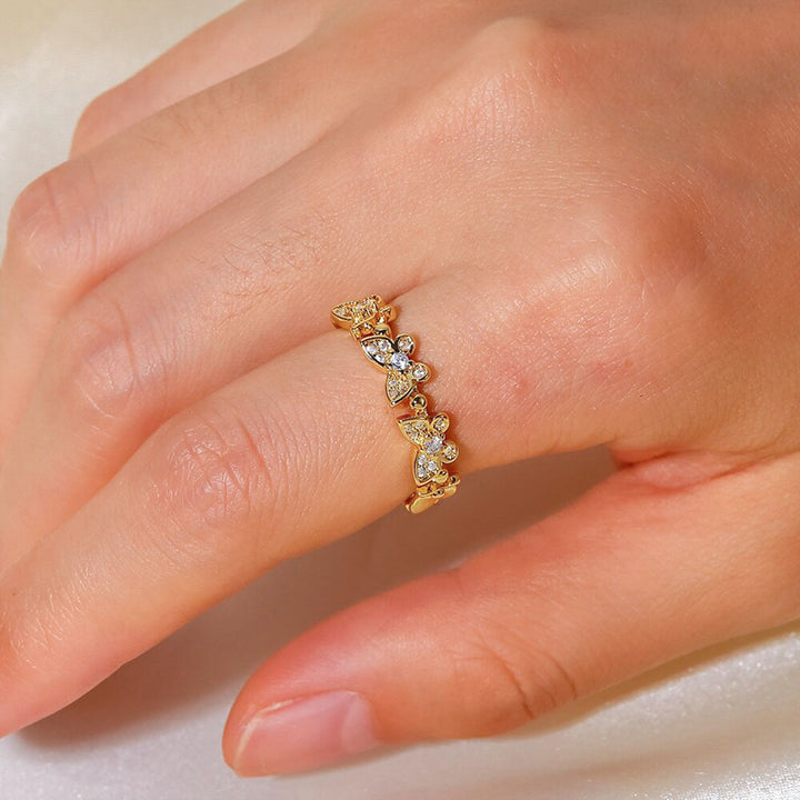 Colleen Butterfly Gold Ring
