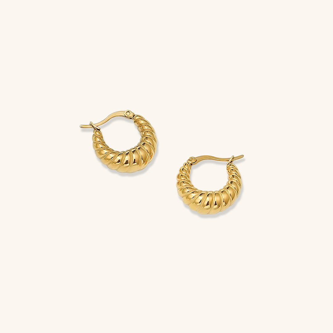 Croissant Hoop Earrings Image