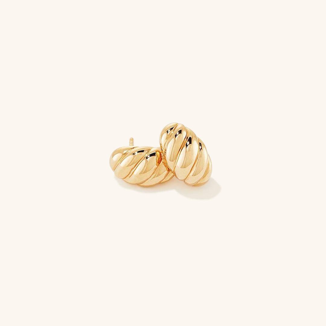 Croissant Huggie Earrings Image