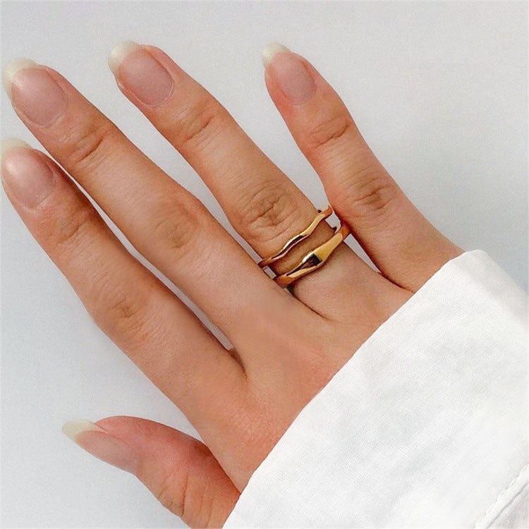 Dianne Gold Stacker Ring Image