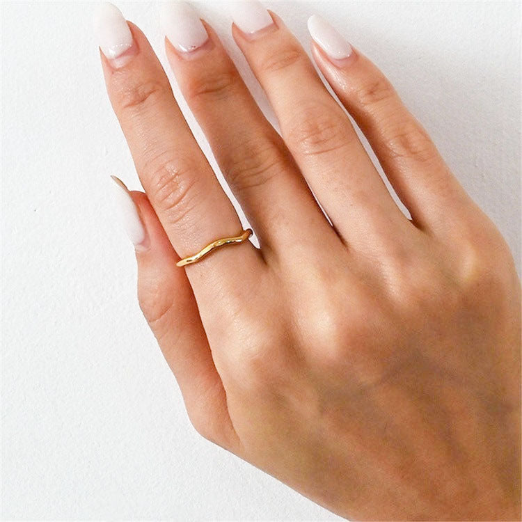 Dianne Gold Stacker Ring Image