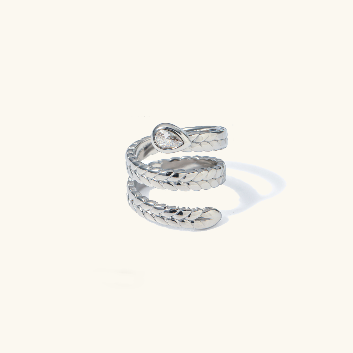 Davina Gold Serpent Ring Image