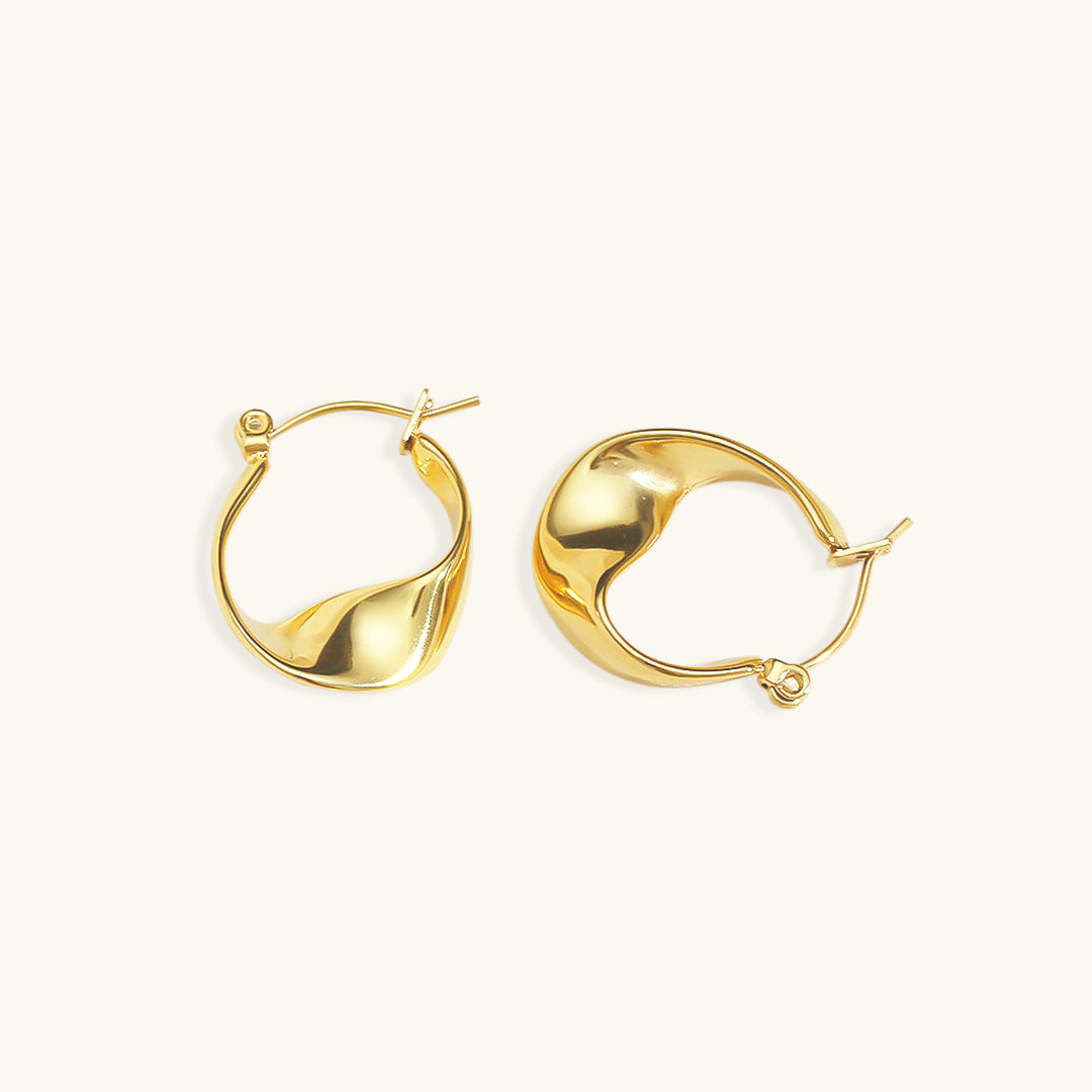 Esti Irregular Hoop Earrings Image