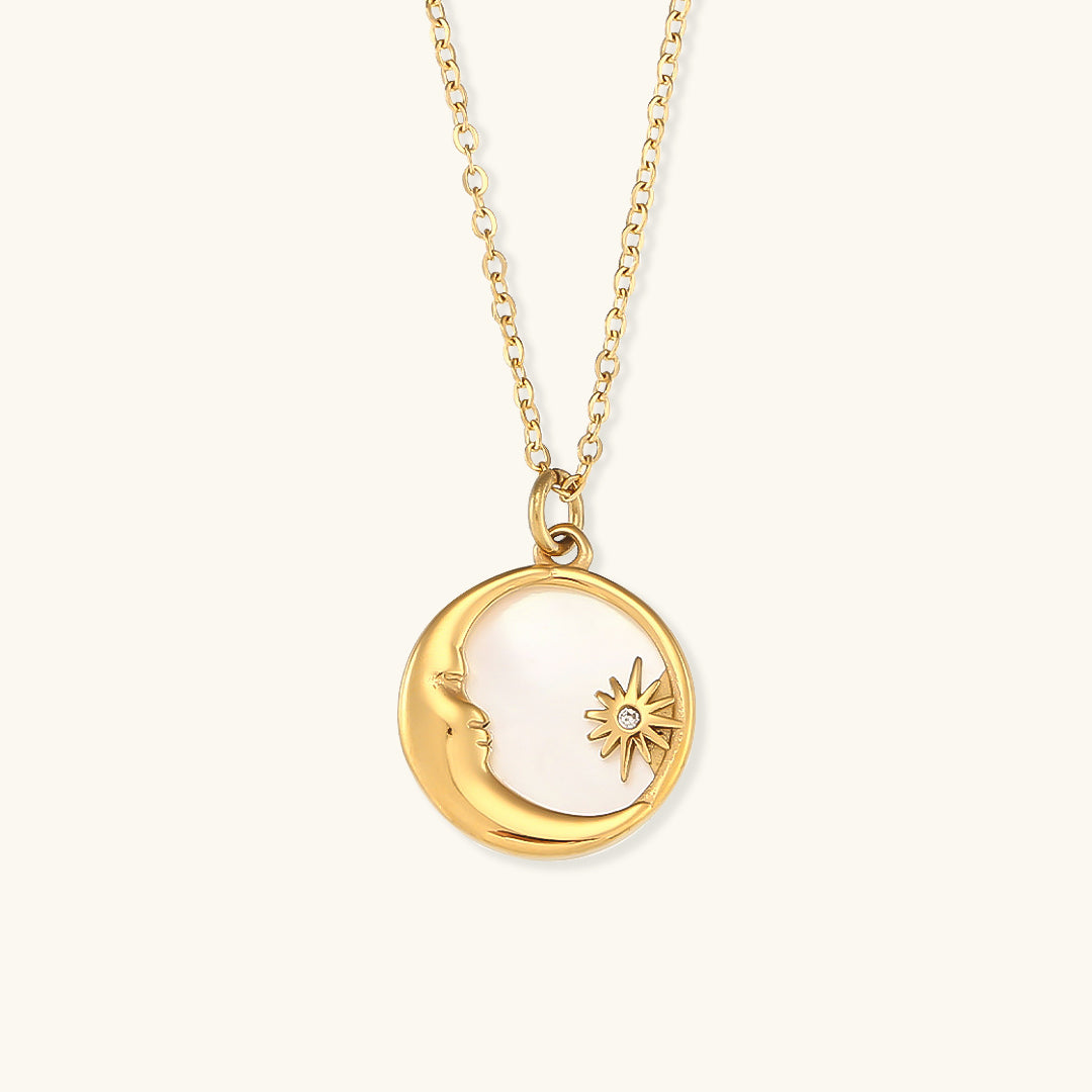 Evangeline Lunar Gold Necklace Image