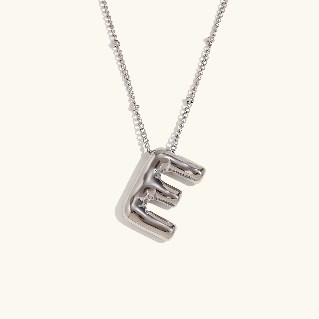 Balloon Gold Initial Necklace Image