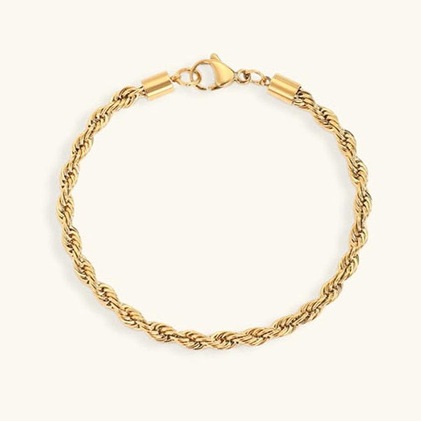 Gigi Rope Chain Gold Bracelet Image