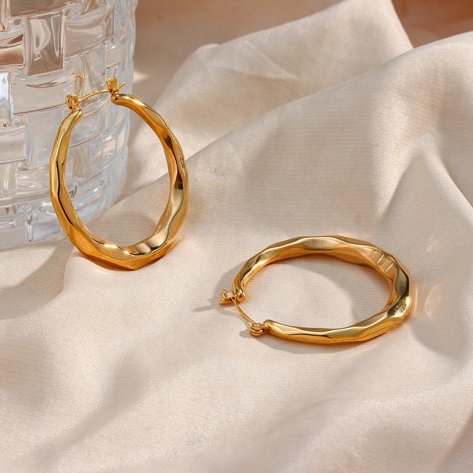 Aire Hoop Earrings Image