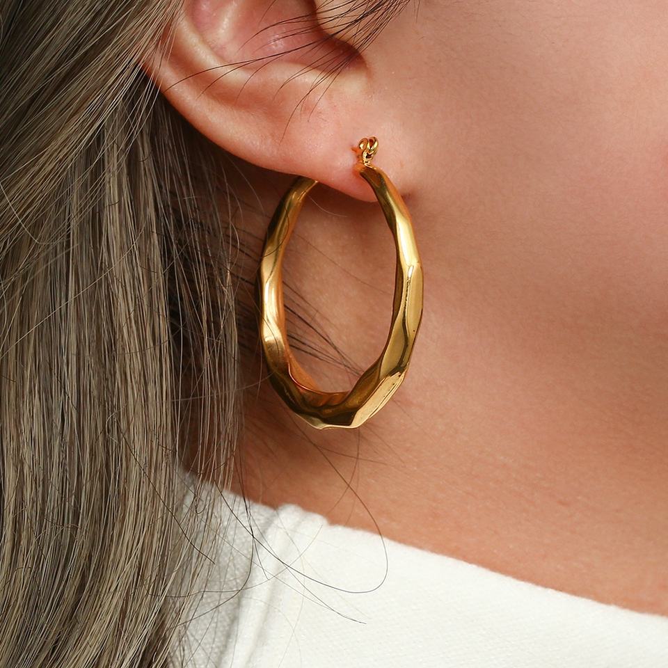 Aire Hoop Earrings Image