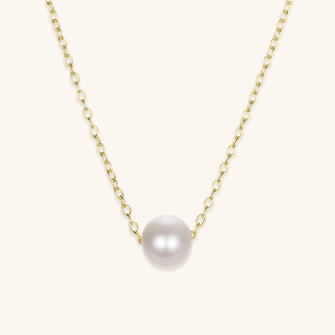 Isla Gold Pearl Necklace Image