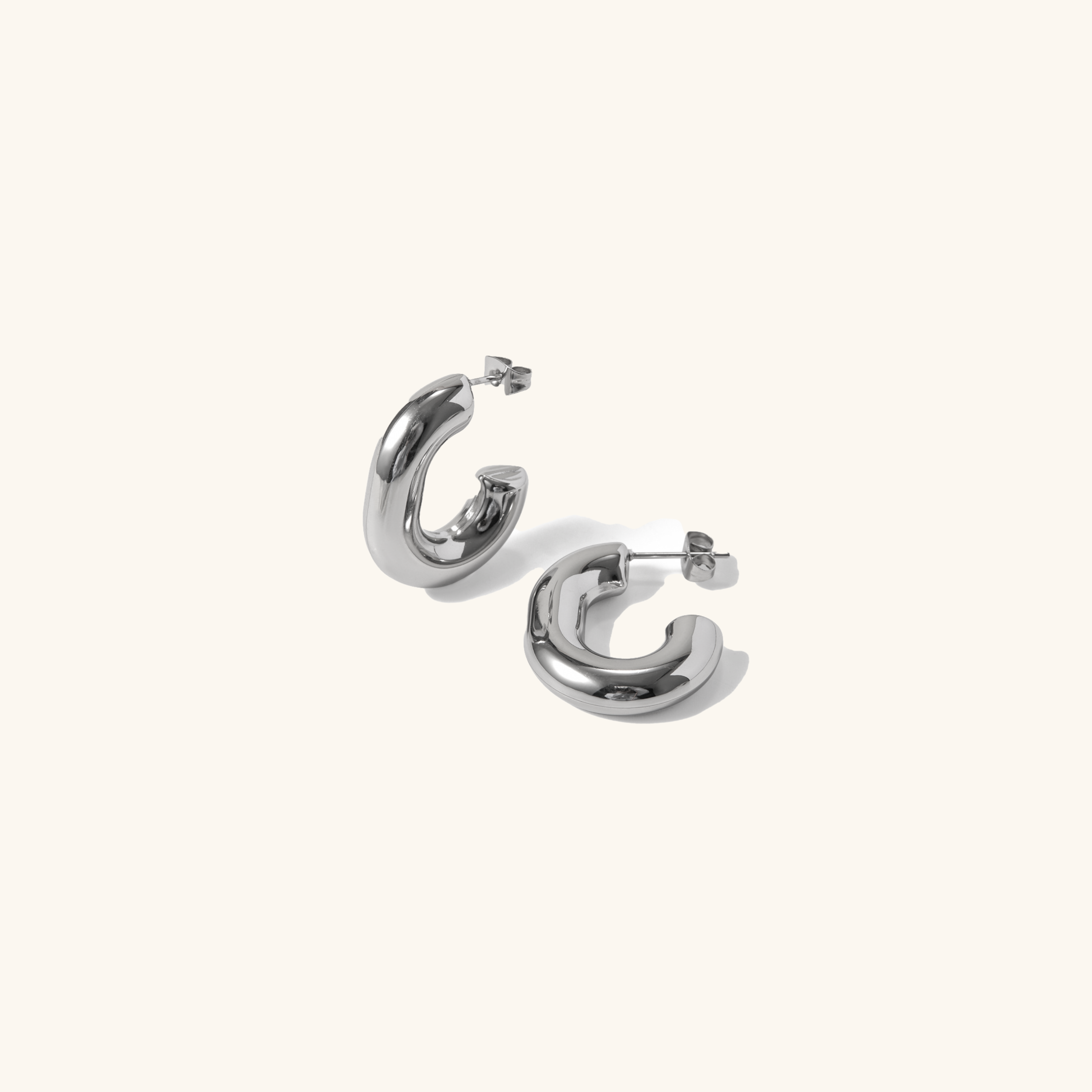 Alera Silver Hoops Image