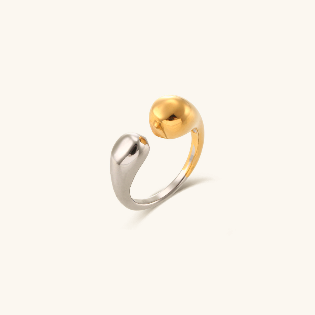 Seren Two Tone Gold Ring Image