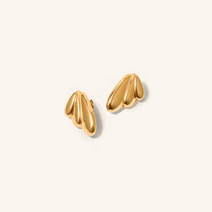 Saffron Gold Earrings