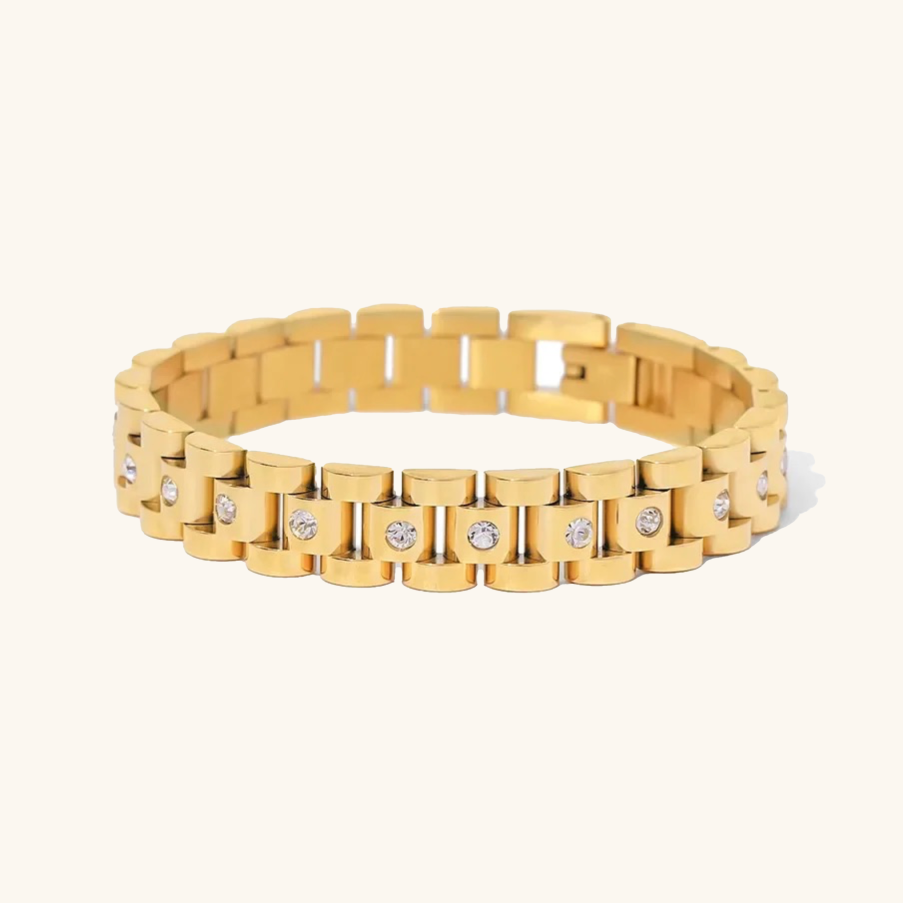 Gold Watchband Bracelet Image