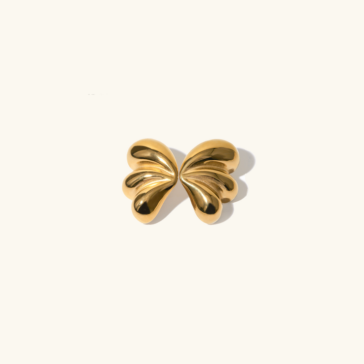 Liesel Gold Butterfly Earrings