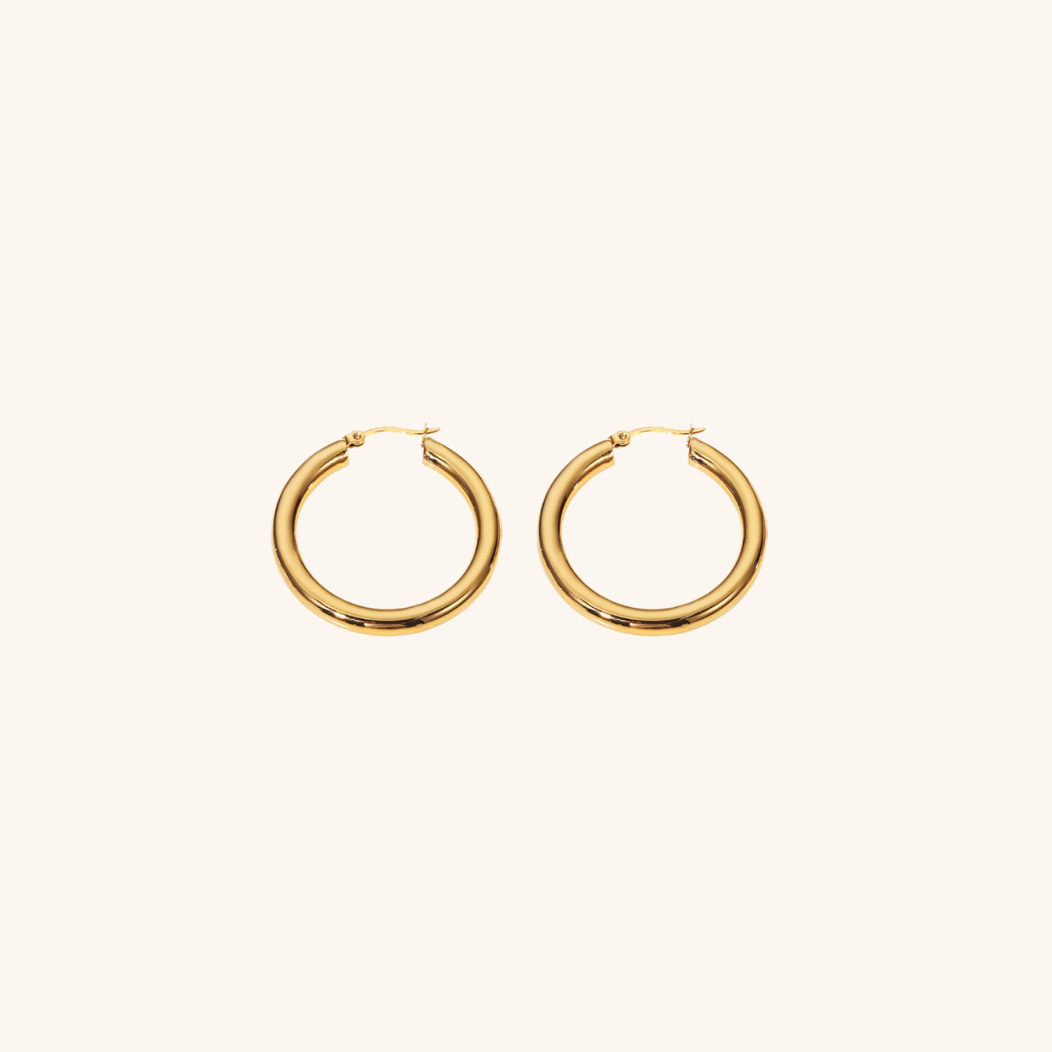 Wide Hoop Earrings Image