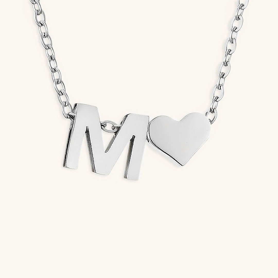 Ria Initial Letter Gold Necklace Image