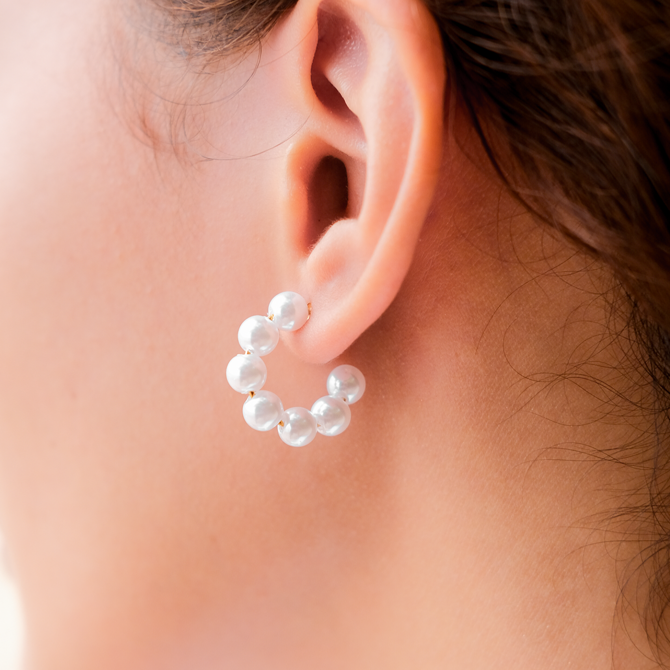 Nina Pearl Earrings Image