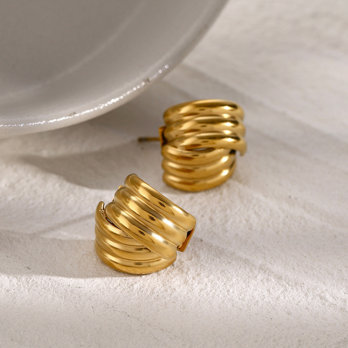 Avalon Gold Earrings Image