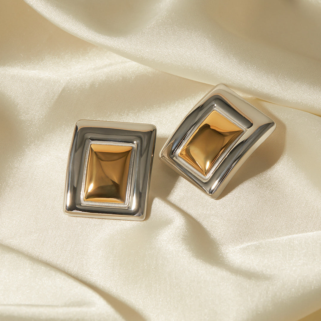 Jocelyn Two Tone Earrings