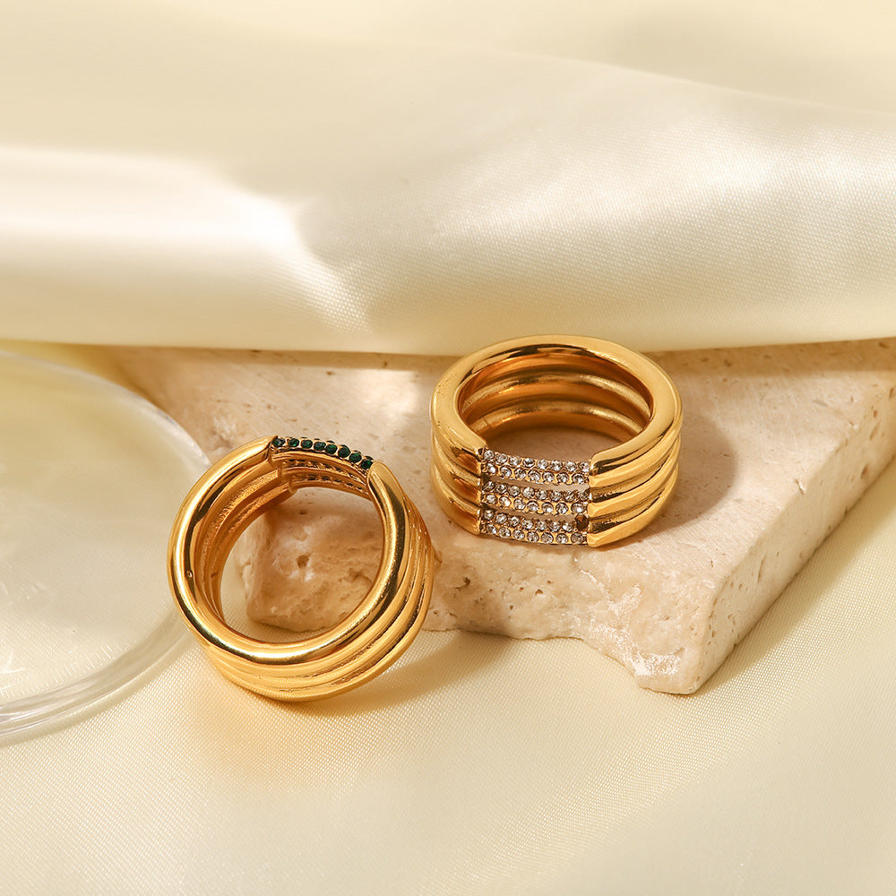 Serenity Diamond Gold Ring Image