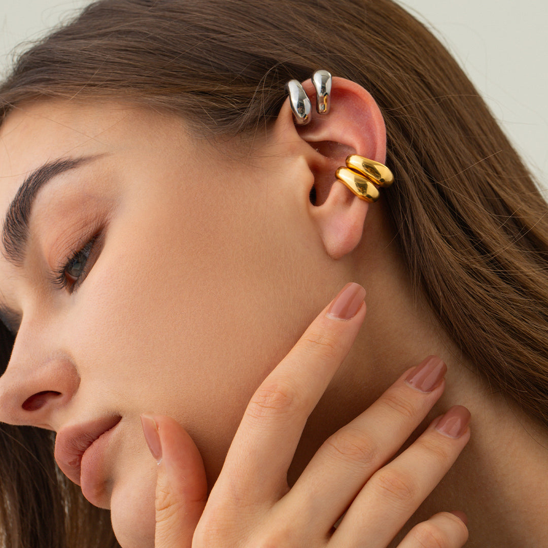 Fabienne Gold Ear Cuffs