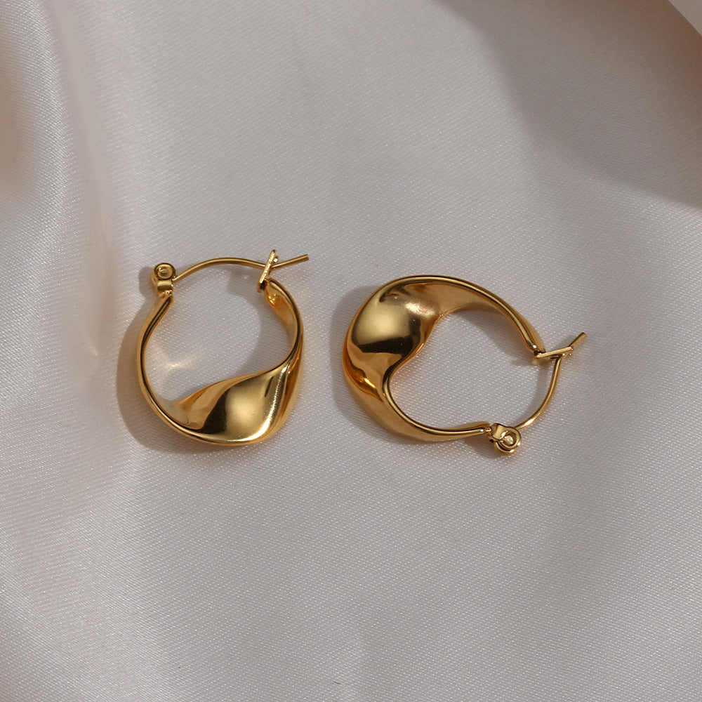 Esti Irregular Hoop Earrings Image