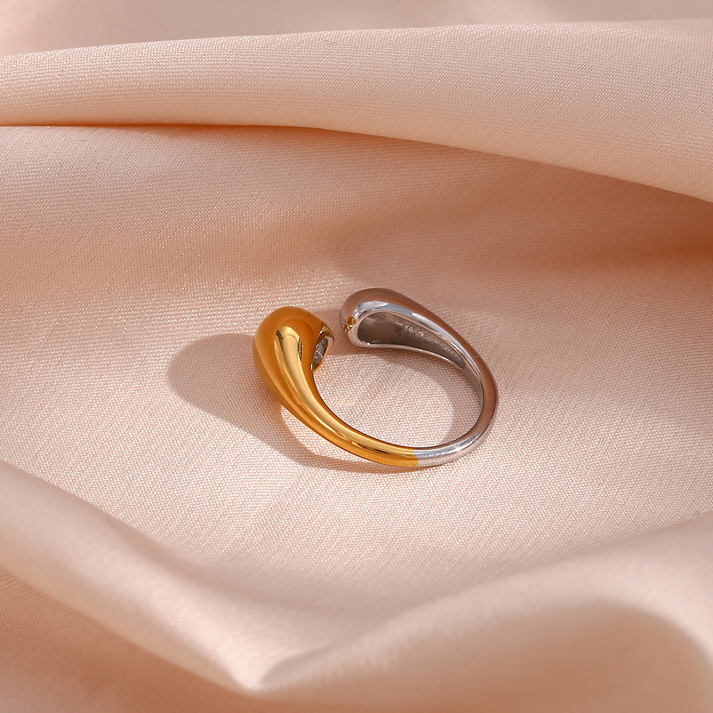 Seren Two Tone Gold Ring Image