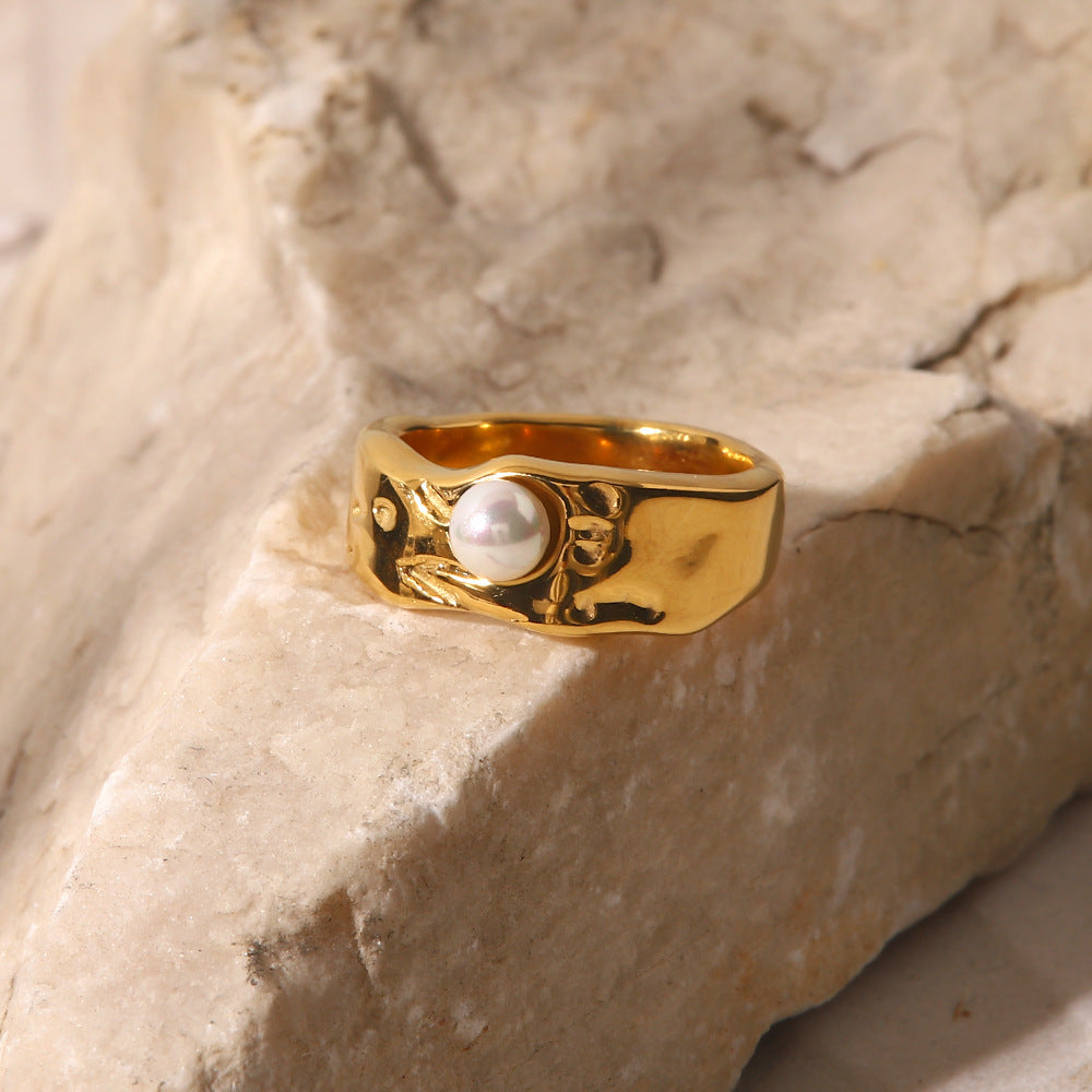 Cerulia Freshwater Pearl Ring Image