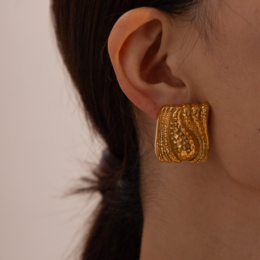 Marigold Gold Earrings Image