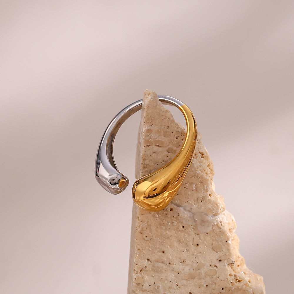 Seren Two Tone Gold Ring Image