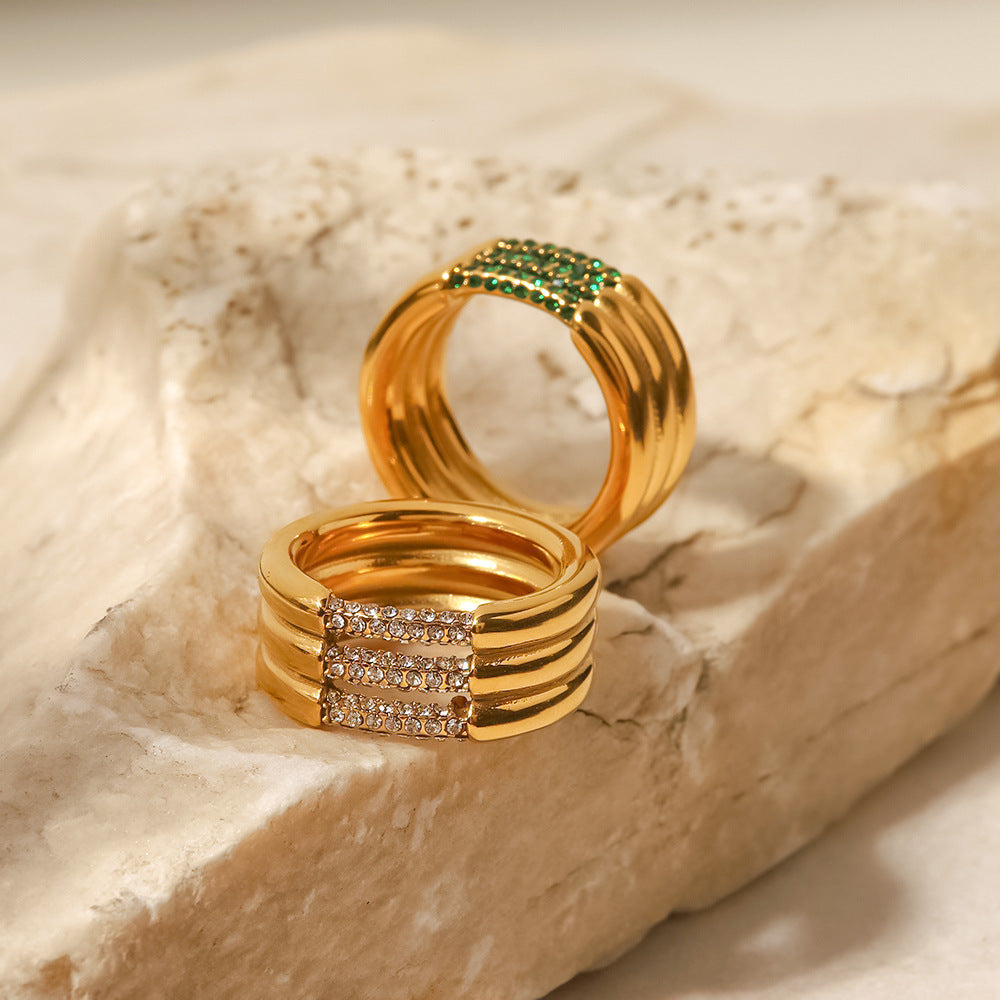 Serenity Diamond Gold Ring Image