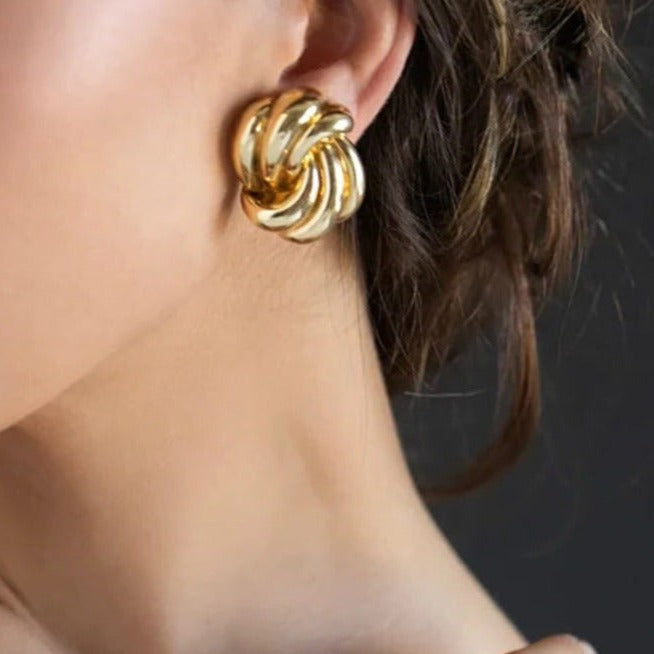 Floriana Gold Earrings Image