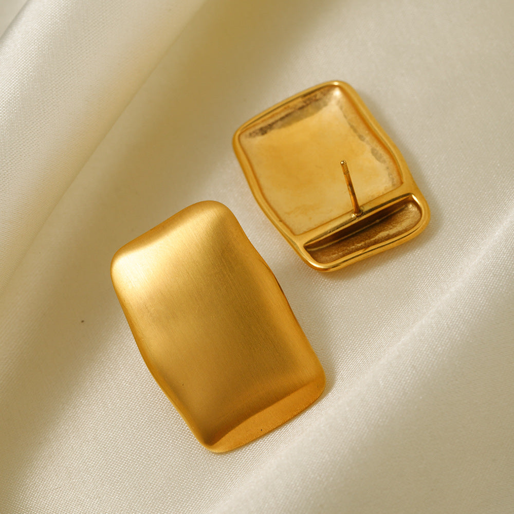 Olive Gold Earrings