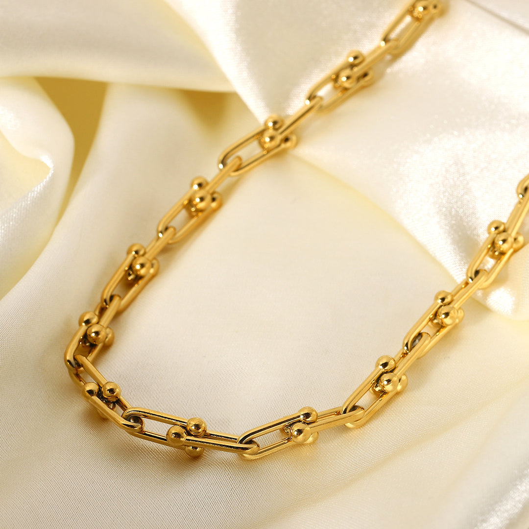 Cascade Gold Chain Necklace