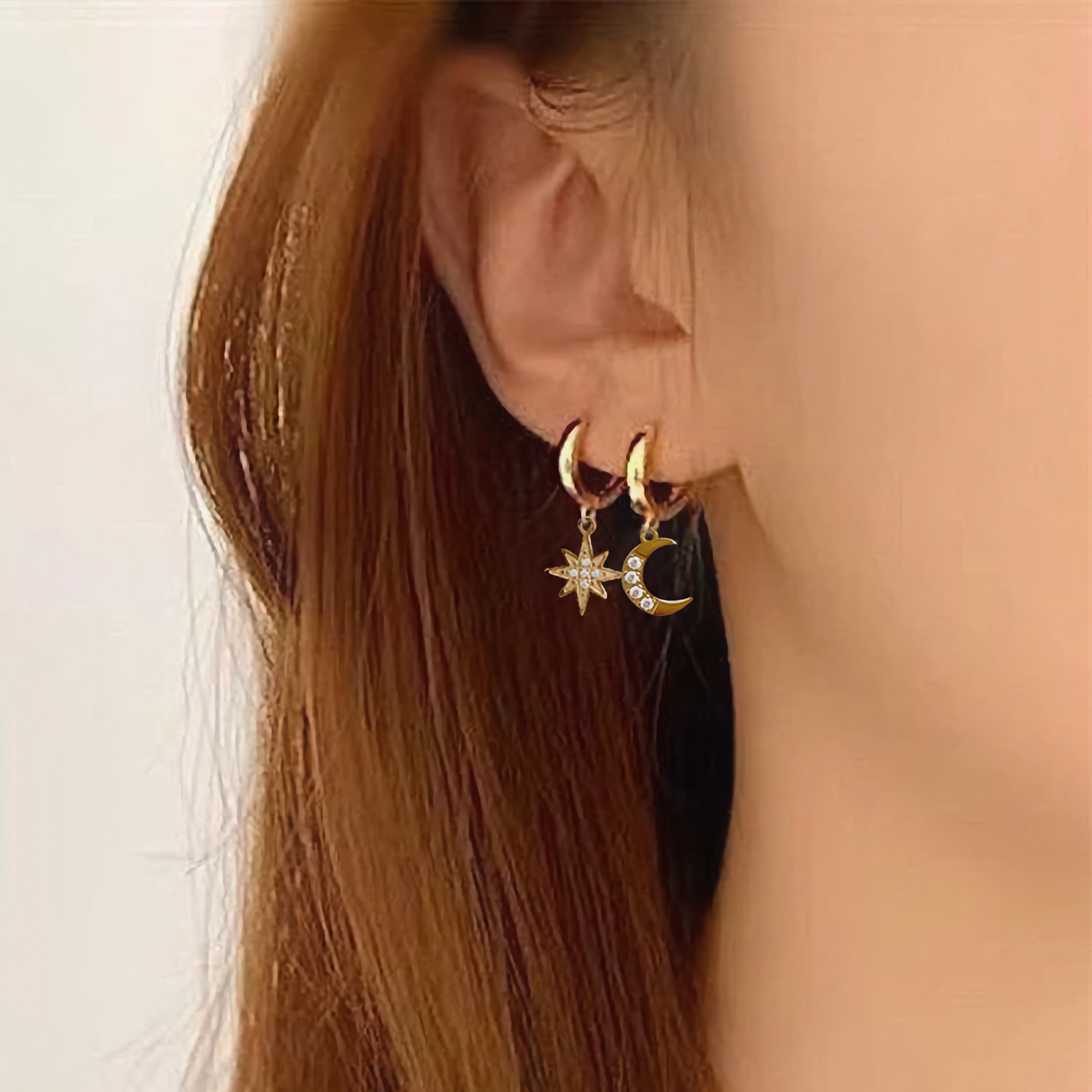 Cosmia Gold Earrings Image