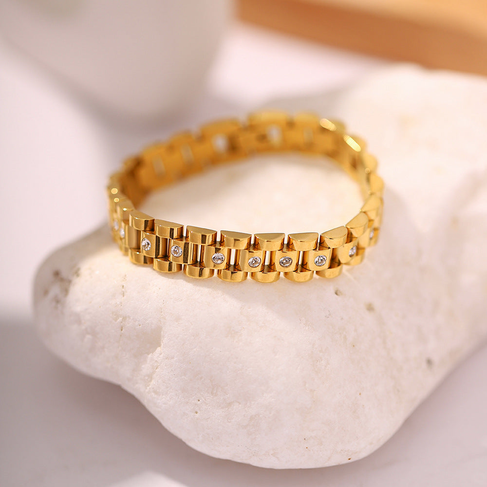 Gold Watchband Bracelet Image