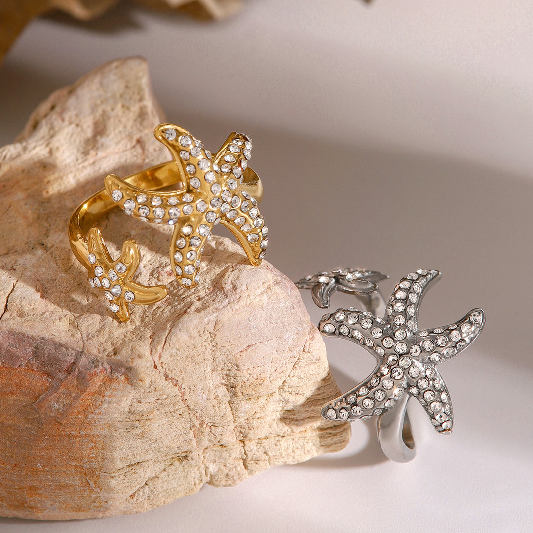 Marina Starfish Diamond Ring