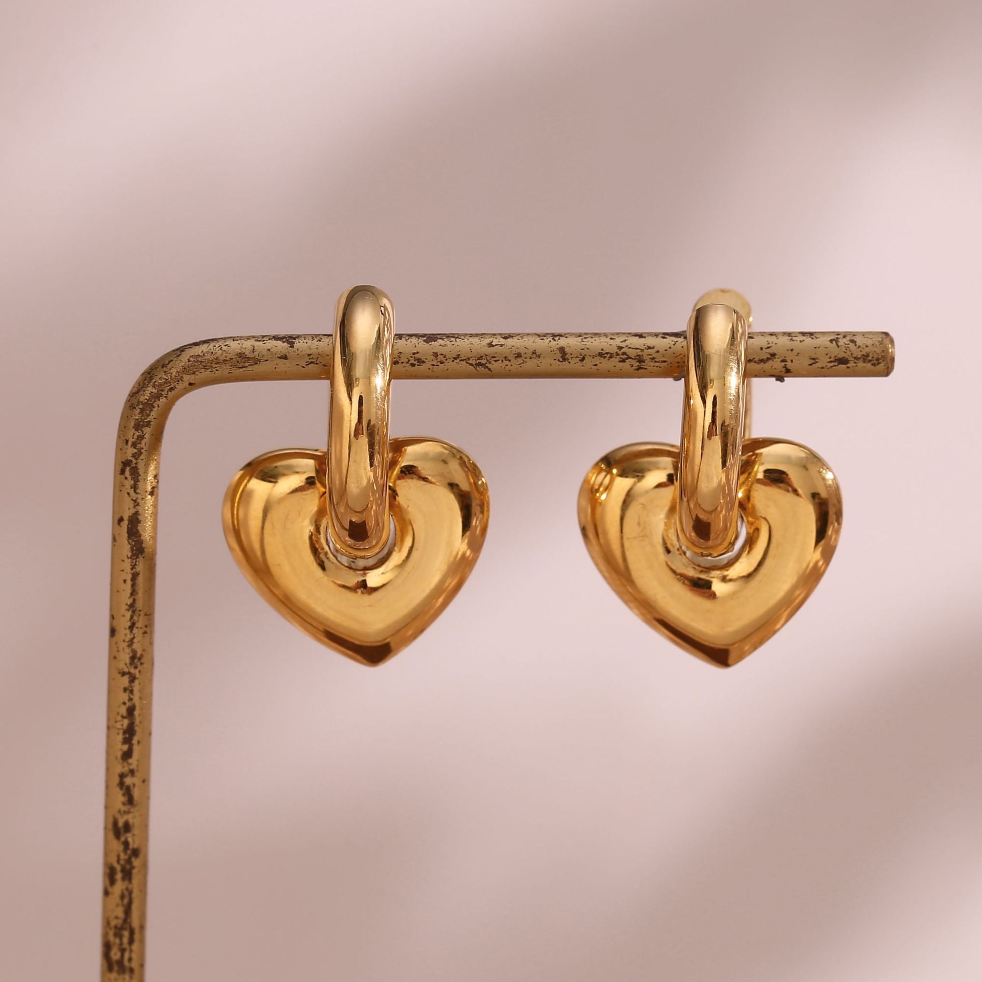 Aria's Arrow Gold Earrings Image