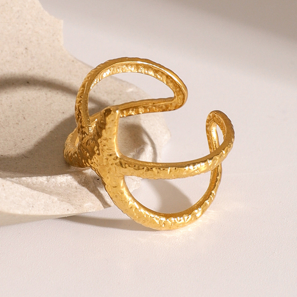 Aurelie Gold Starfish Ring Image