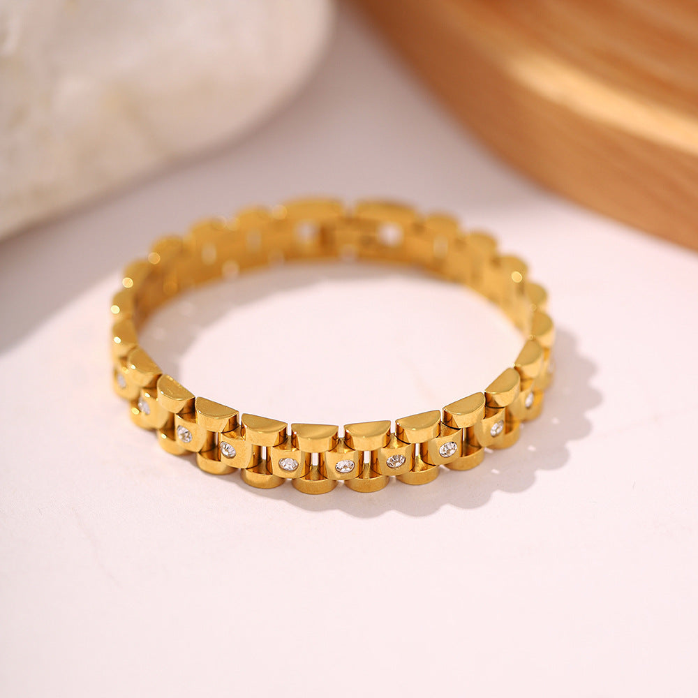 Gold Watchband Bracelet Image